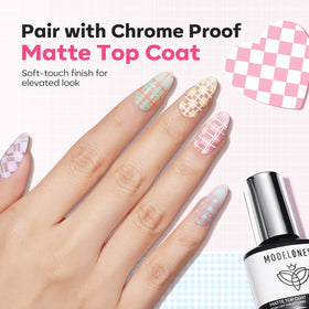 modelones dual-head stamper with spare heads for versatile French tips