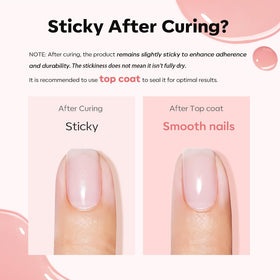 modelones attaching nail tip with builder gel showing secure adhesion benefit