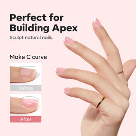 modelones attaching nail tip demonstrating secure adhesion and extension benefit