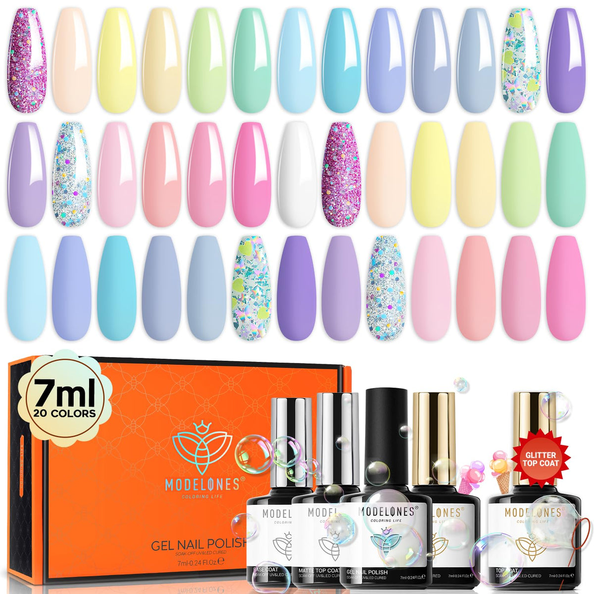 modelones front box display showing complete 24-piece kit for easy gifting