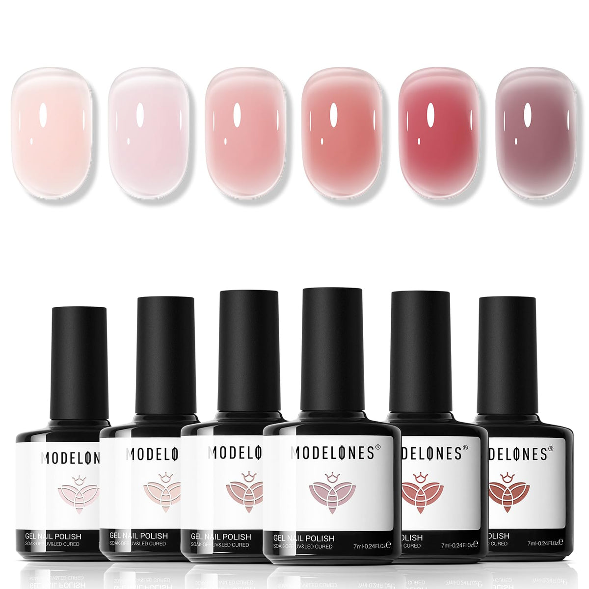 modelones front packaging showing six bottle assortment and kit convenience