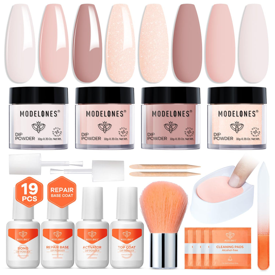 modelones front packaging showing complete 19-piece kit and benefit of ready-to-use set