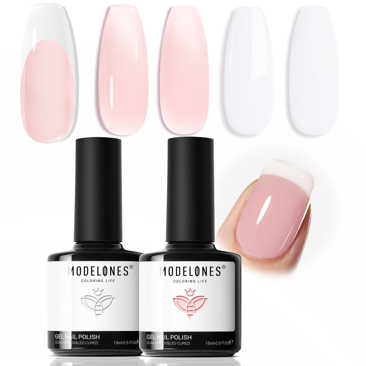 modelones front packaging showing both bottles and kit benefits