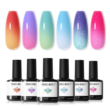 modelones front packaging showing six bottles and gift box, showcases complete kit benefit