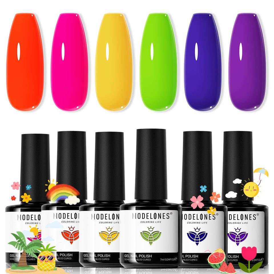 modelones front packaging showing neon gel kit and colors for gifting