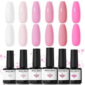 modelones front packaging showing six gel bottles and gift-ready box for easy gifting