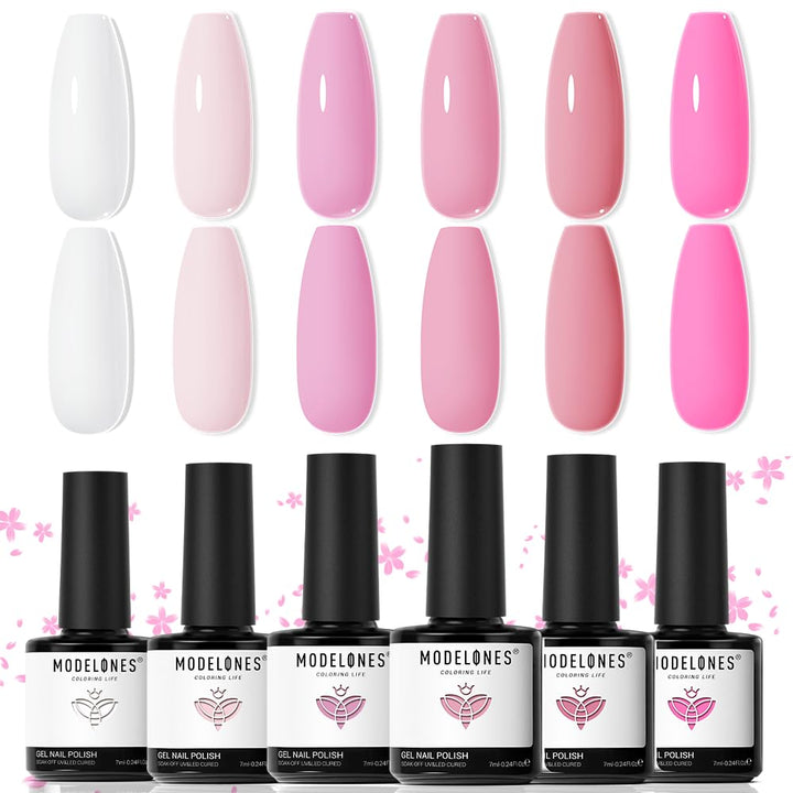 modelones front packaging showing six gel bottles and gift-ready box for easy gifting