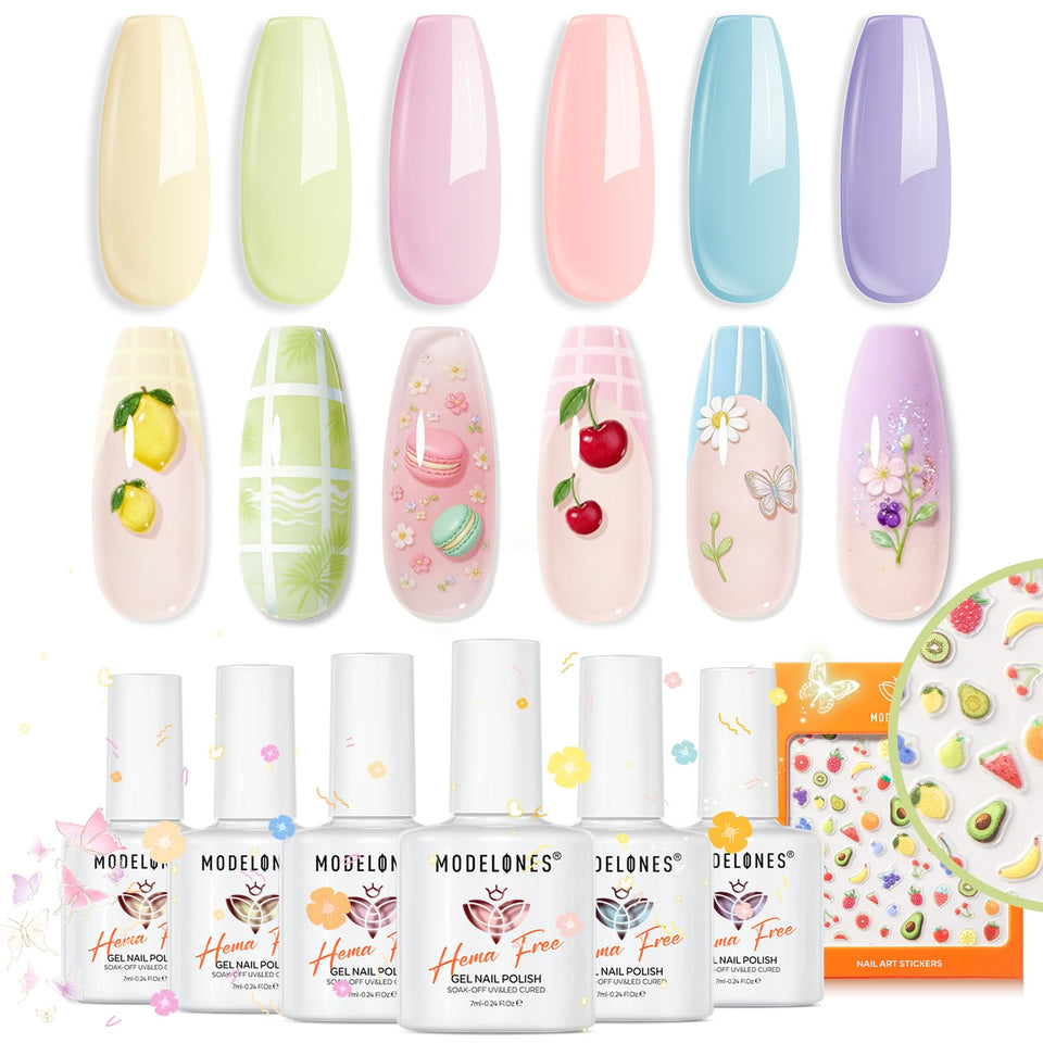 modelones front packaging showing kit and pastel colors, clear product overview