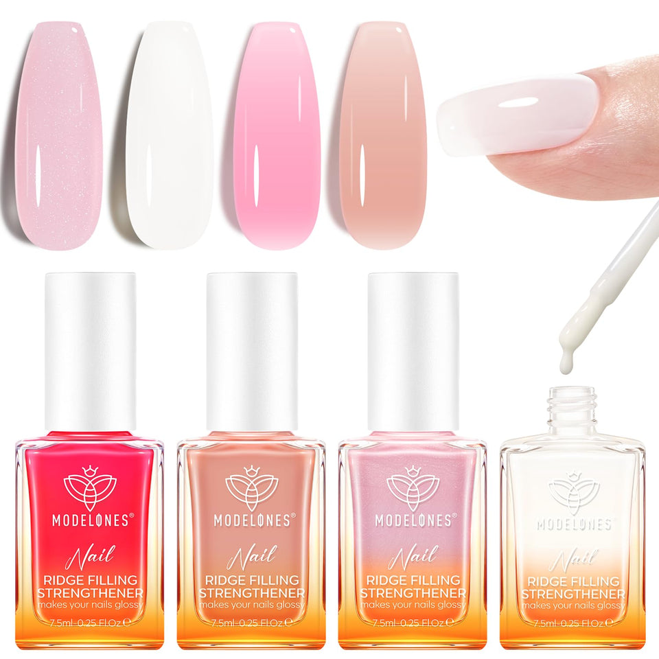 modelones front packaging showing four 7.5ml bottles and elegant gift box benefit: compact gift-ready set