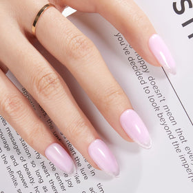 modelones gel being applied showing layering and quick LED cure