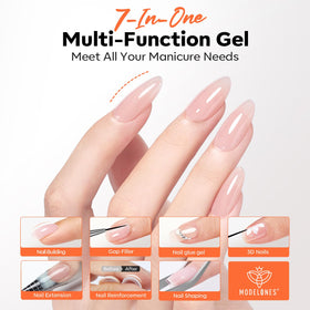 modelones gel curing under LED lamp, quick durable cure benefit