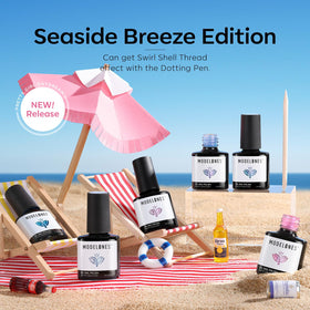 modelones cured nails with high-gloss shine demonstrating long-lasting finish
