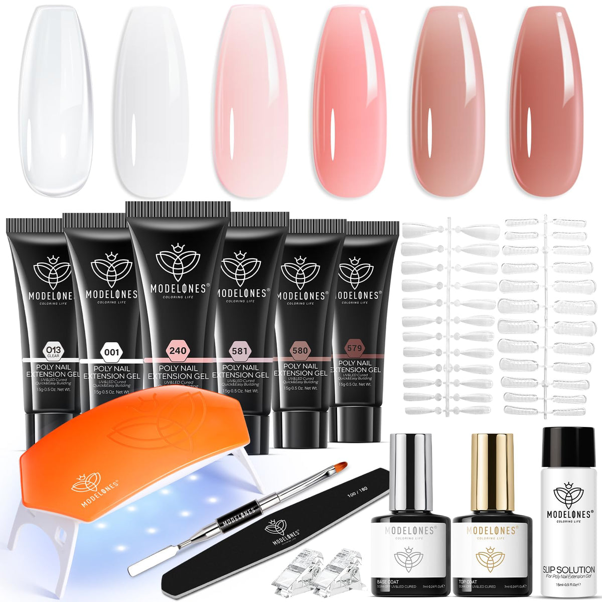 modelones kit front packaging showing all included items and convenience