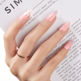 modelones lifestyle desk manicure scene showing convenient home salon experience benefit