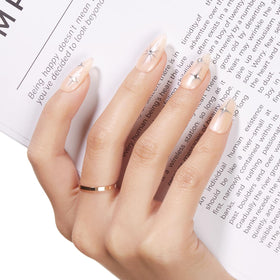 modelones lifestyle styled hands display conveying salon-quality, wearable sparkle