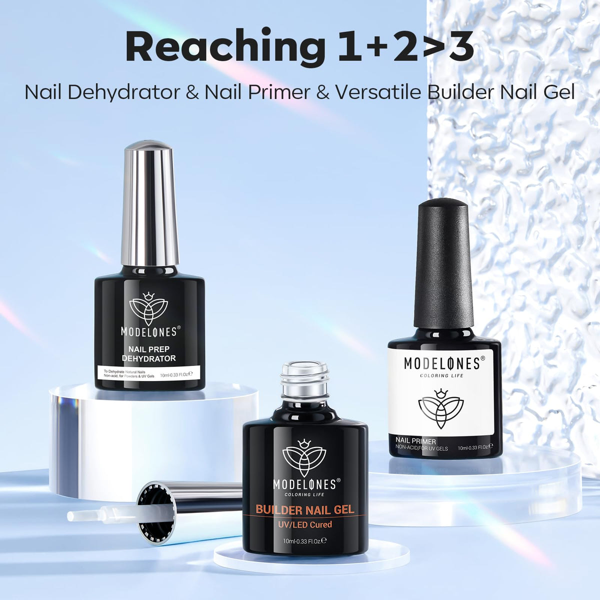 modelones lifestyle flatlay with kit and tools for at-home professional results