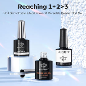 modelones lifestyle flatlay with kit and tools for at-home professional results