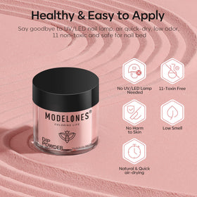 modelones lifestyle flatlay of manicure setup showing convenient at-home salon experience