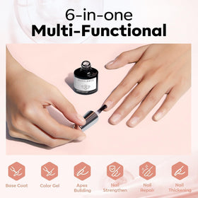 modelones manicure on desk lifestyle image showing salon-quality finish at home