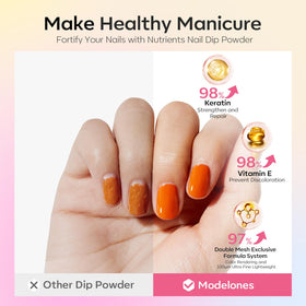 modelones lifestyle manicure scene with finished nails illustrating professional-looking results