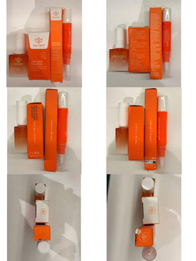 modelones parent applying bitter polish to child's fingertip to discourage biting