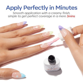 modelones lifestyle summer manicure on hands outdoors, seasonal aesthetic