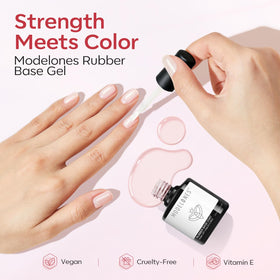 modelones lifestyle woman hands with manicure demonstrating durable, natural look