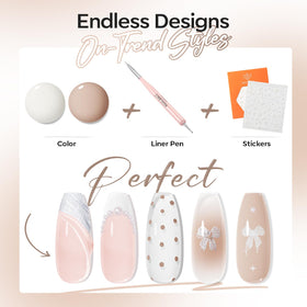 modelones precision liner brush close-up for neat nail art