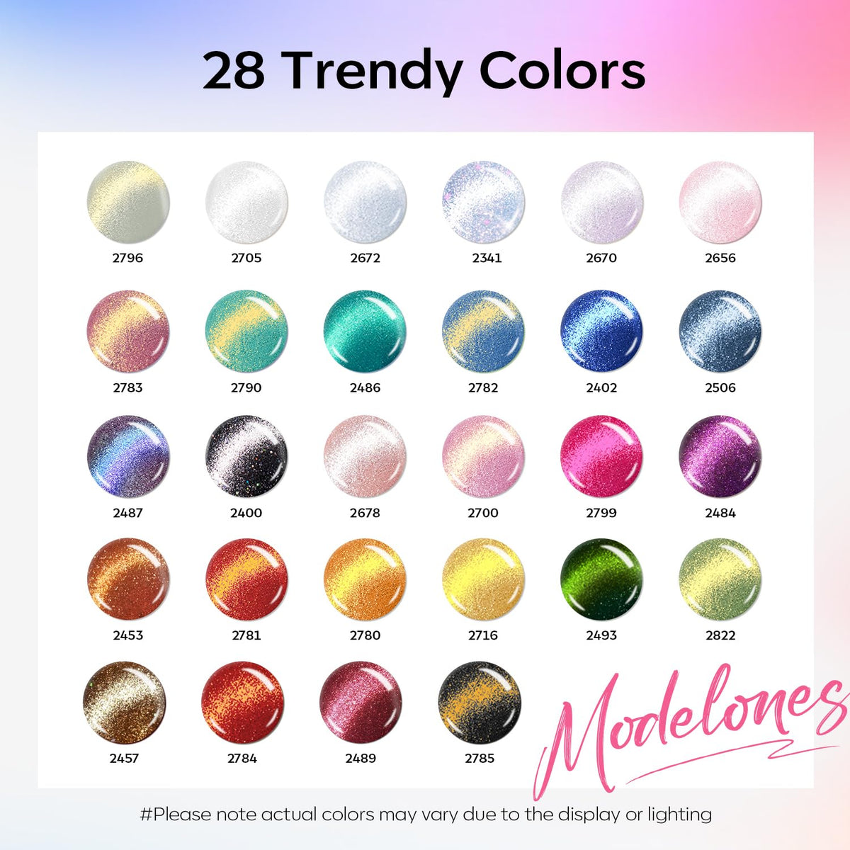 modelones magnet in use creating cat eye shimmer quickly