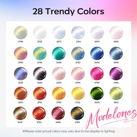 modelones magnet in use creating cat eye shimmer quickly