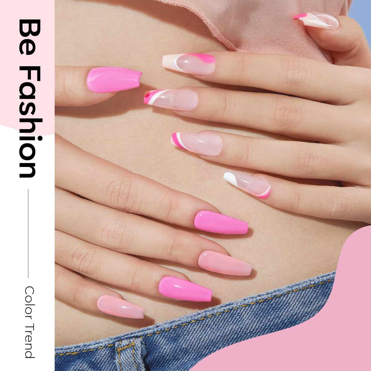 modelones manicure in use on hands showcasing lasting glossy finish for everyday wear