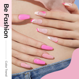 modelones manicure in use on hands showcasing lasting glossy finish for everyday wear