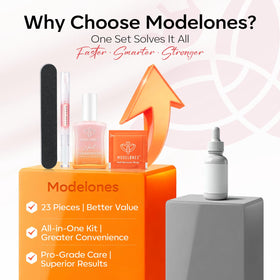 modelones nail buffer textured surface smoothing ridges effectively