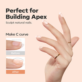modelones nail extension process in use demonstrating secure tip adhesion