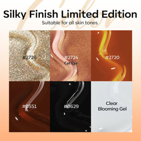 modelones nail swatch fan presenting six colors for quick color planning
