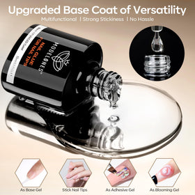 modelones no-wipe top coat bottle highlighting instant glossy protection