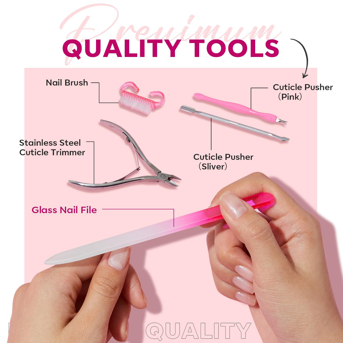modelones oil pen applying vitamin-rich oil to cuticle for hydration