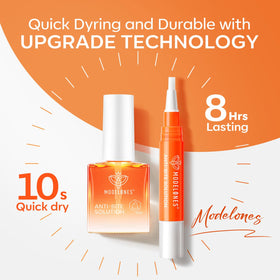 modelones pen being applied to fingertip for quick portable bitter protection