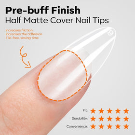 modelones applying press-on tips step-by-step demo for simple DIY application