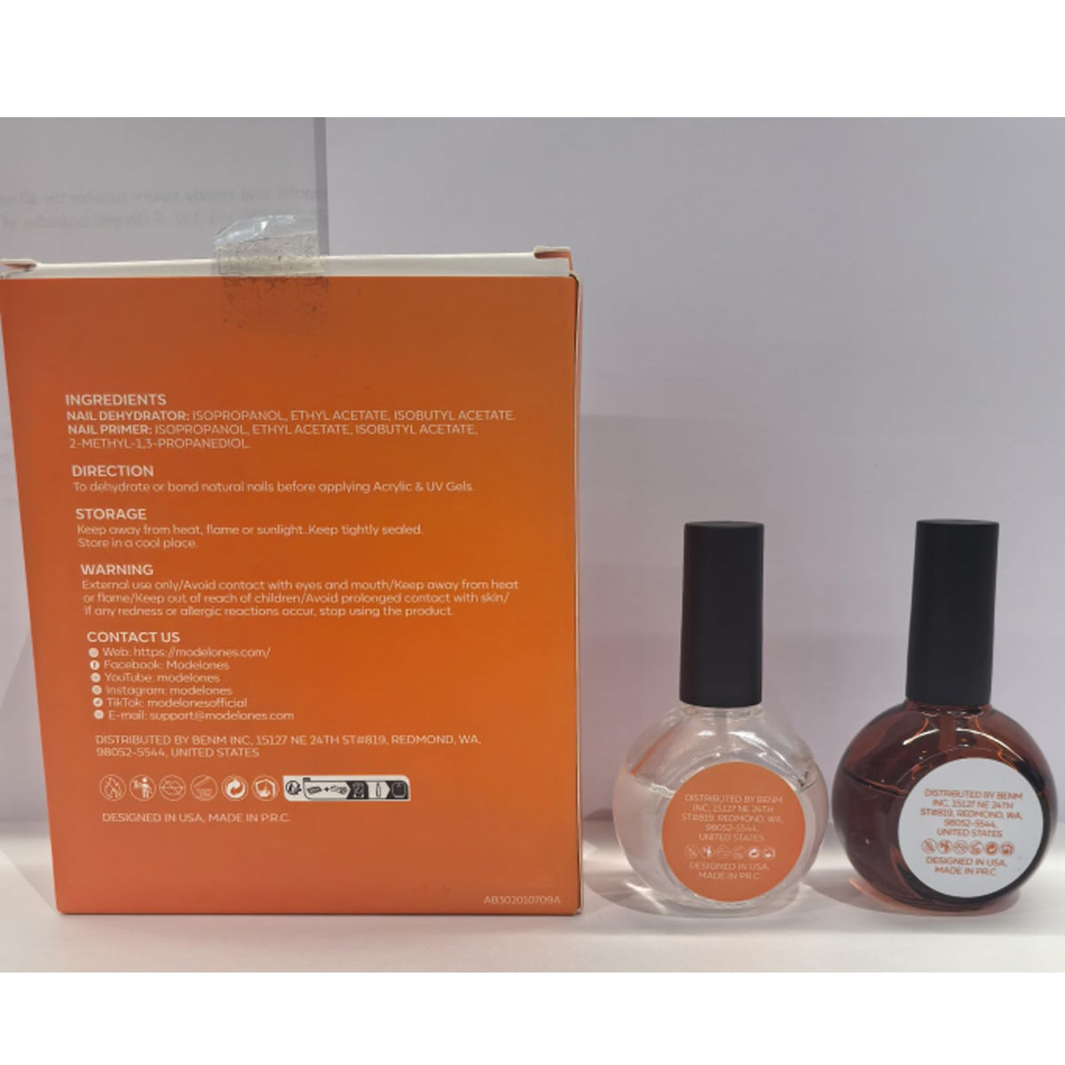 modelones in salon setting on station showing professional-ready prep kit