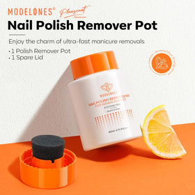 modelones removing polish from fingernail in use, fast tidy removal benefit