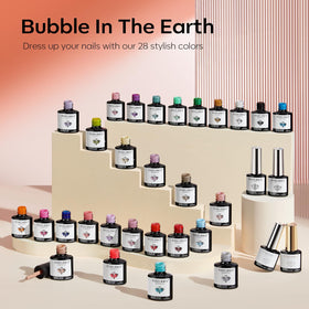 modelones at-home salon setup with cured nails, demonstrating professional results