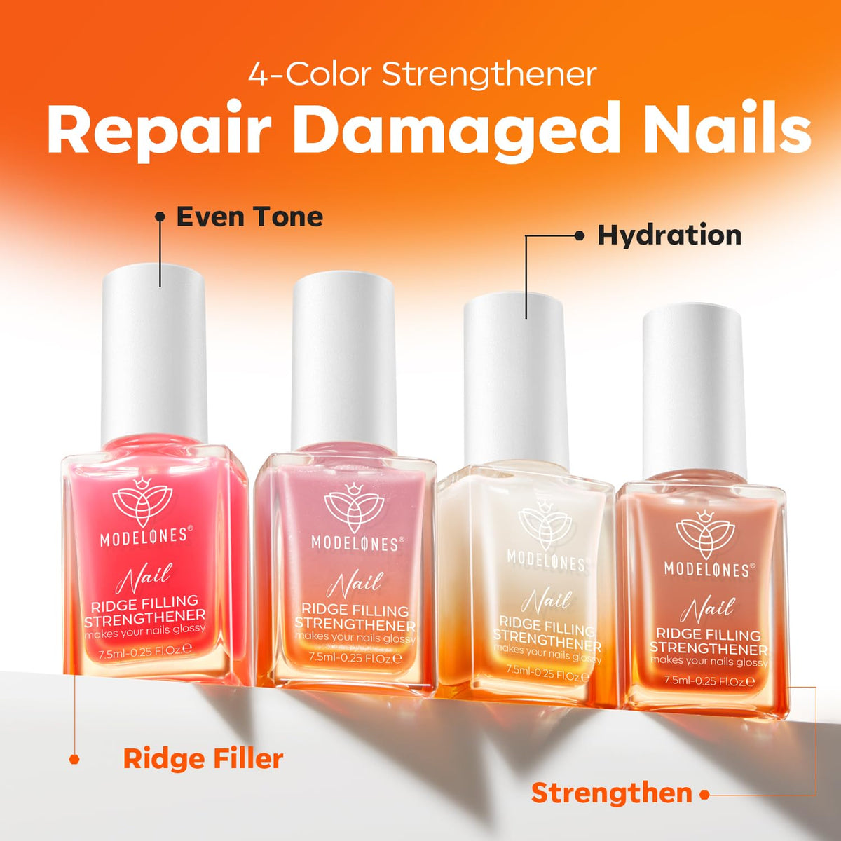 modelones salon style manicure on model hand benefit: professional-looking results at home