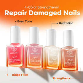 modelones salon style manicure on model hand benefit: professional-looking results at home