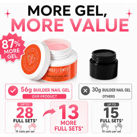 modelones in-use photo sculpting extension on form for strong long nails benefit