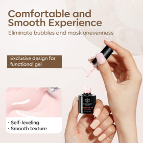modelones cured nails with top coat glossy shine displaying long-lasting protection benefit