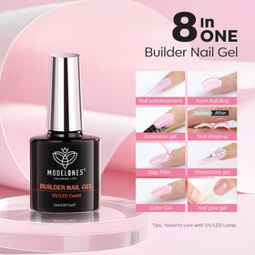 modelones shiny top coat bottle label easy-seal glossy finish