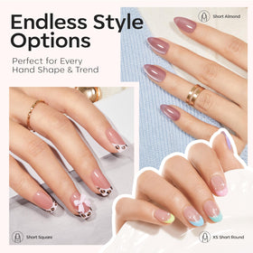modelones short square tip close-up showing straight edge benefit