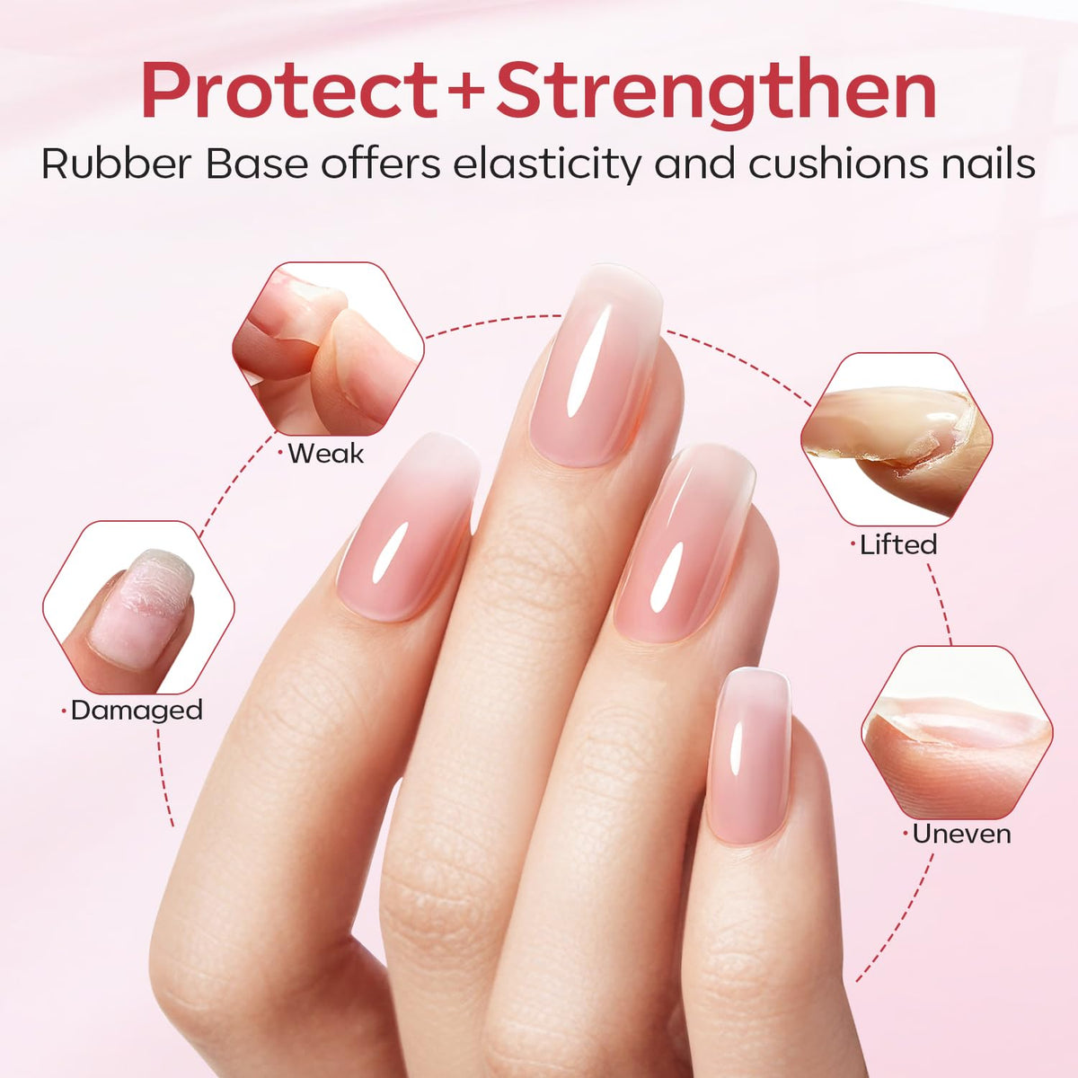 modelones single bottle close-up highlighting cap and precise brush for neat application