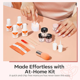 modelones kit beside a hand for size comparison showing compact portability benefit